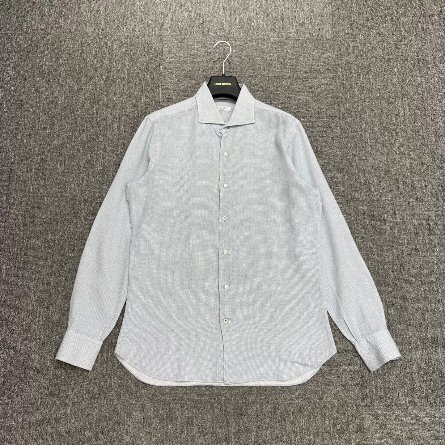 Loro Piana Loro Piana Textured Button Up Shirt Size 41 Size US L / EU 52-54 / 3 - 2 Thumbnail