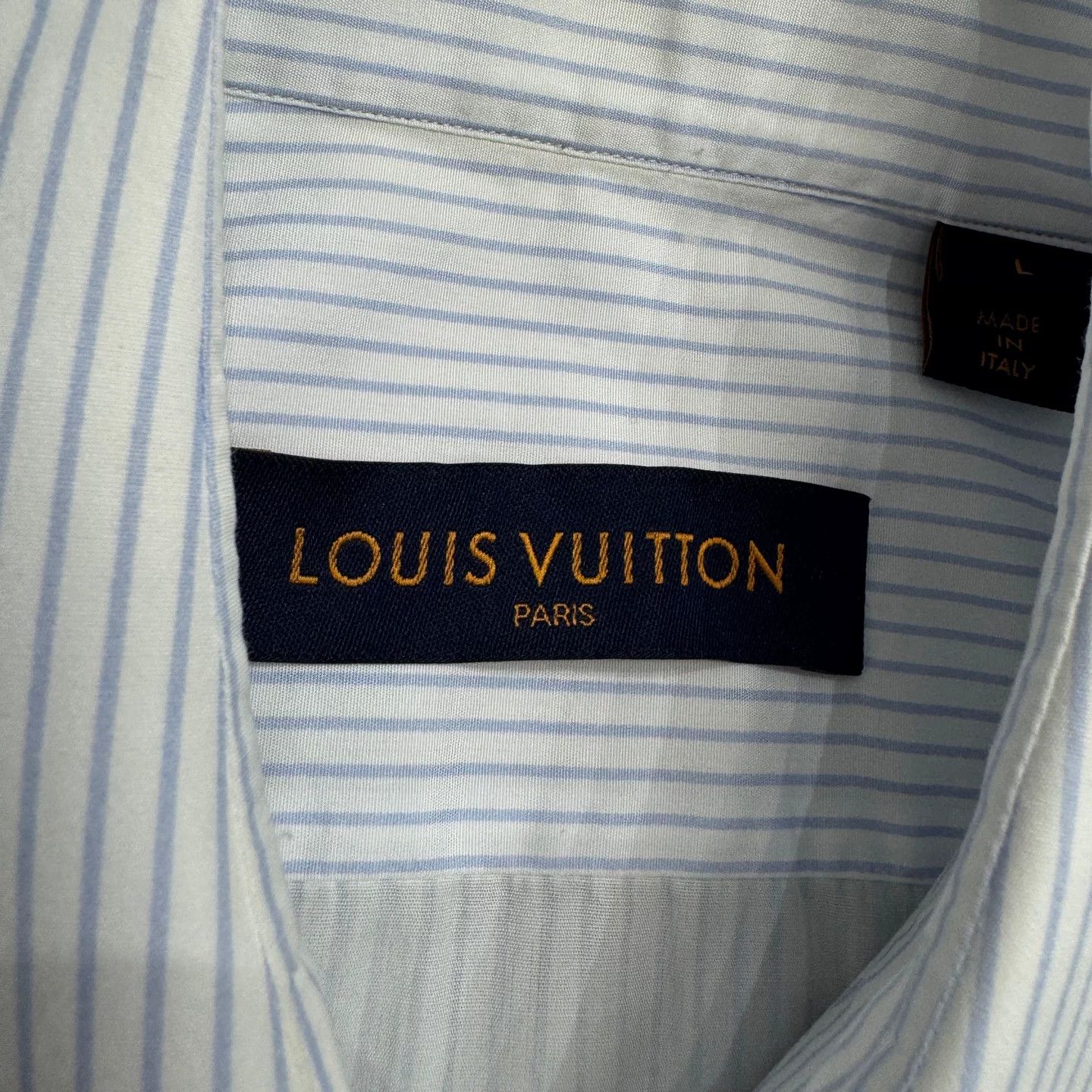 Louis Vuitton Louis Vuitton Striped Shirt Size L Size US L / EU 52-54 / 3 - 3 Thumbnail