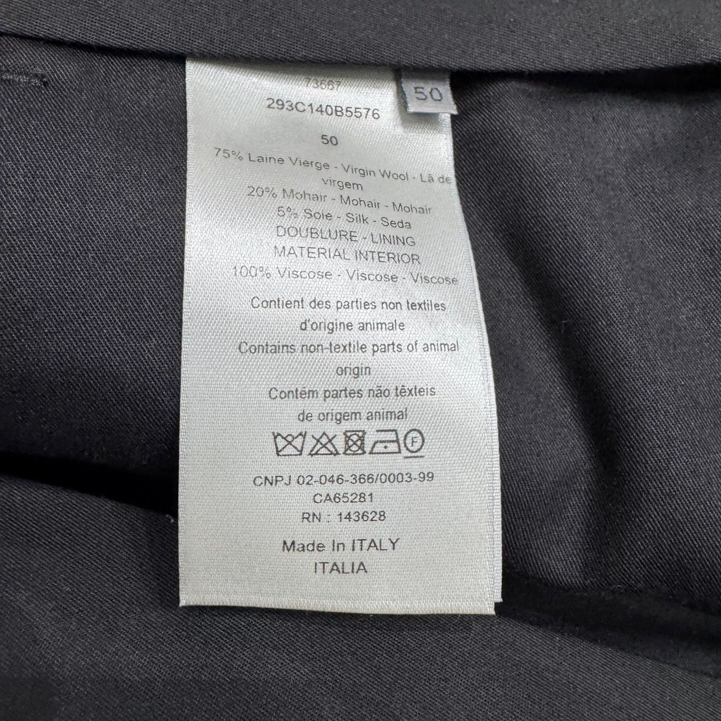 Dior Dior Check Wool Casual Pants Size 34 Size US 34 / EU 50 - 4 Thumbnail