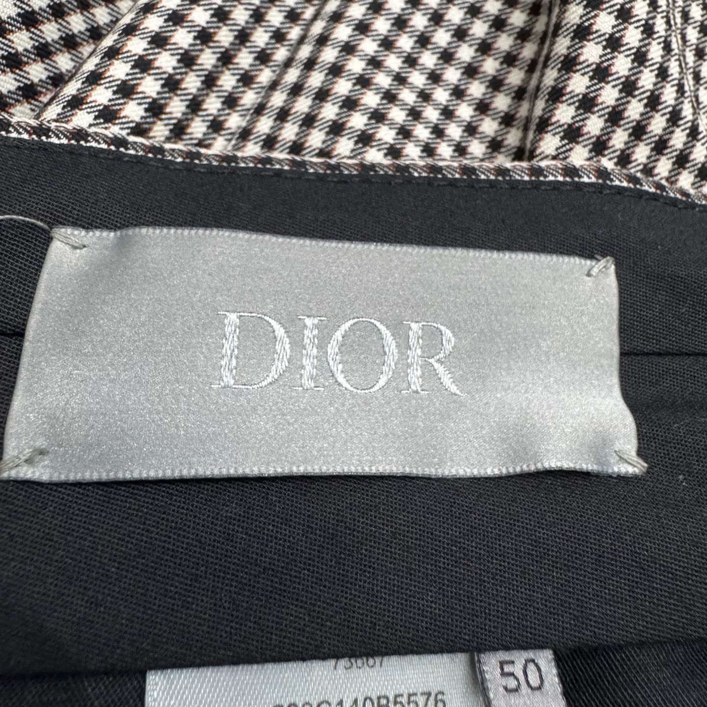 Dior Dior Check Wool Casual Pants Size 34 Size US 34 / EU 50 - 3 Thumbnail