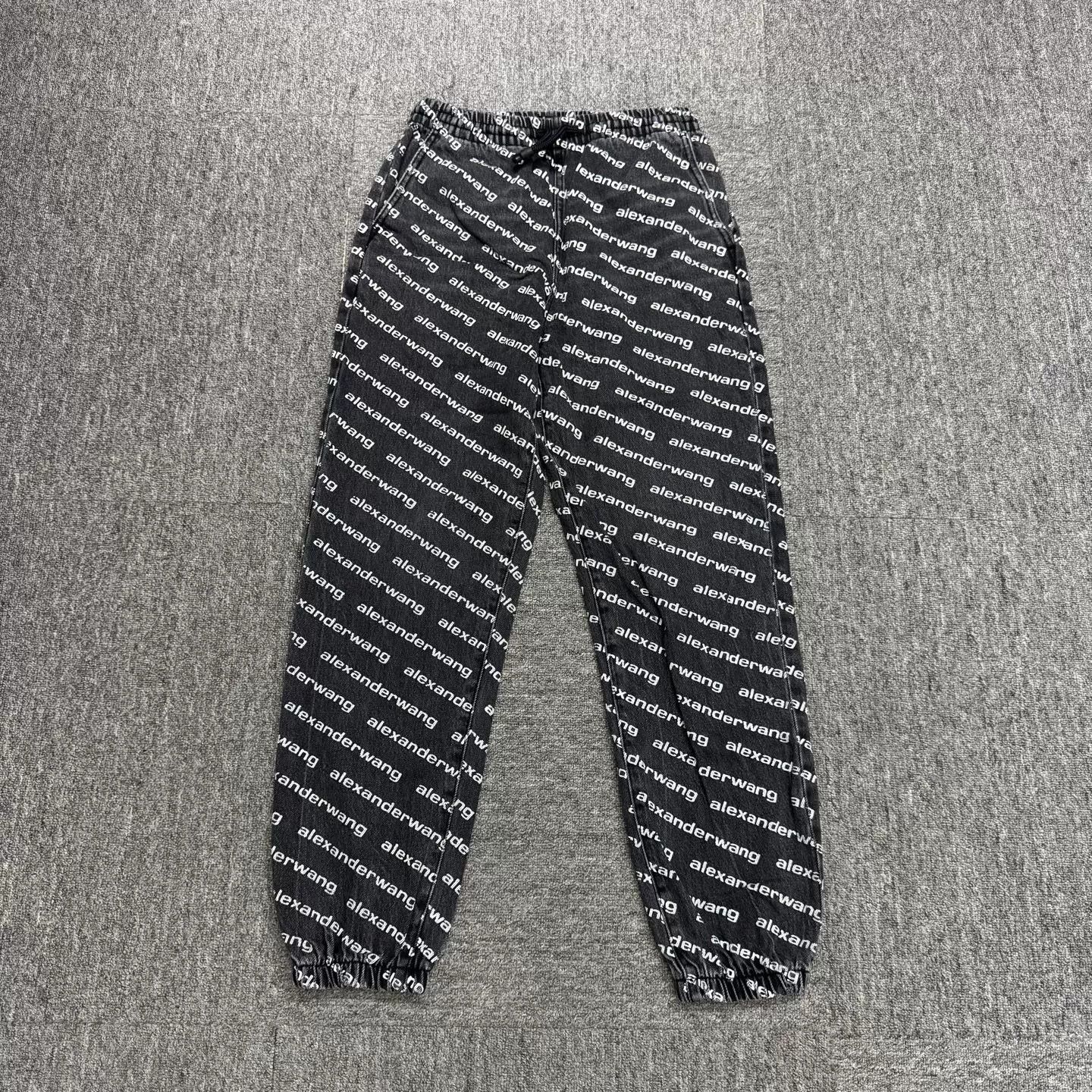 Alexander Wang Alexander Wang Logo Print Jeans Size XS Size 25" / US 0 / IT 36 - 2 Thumbnail