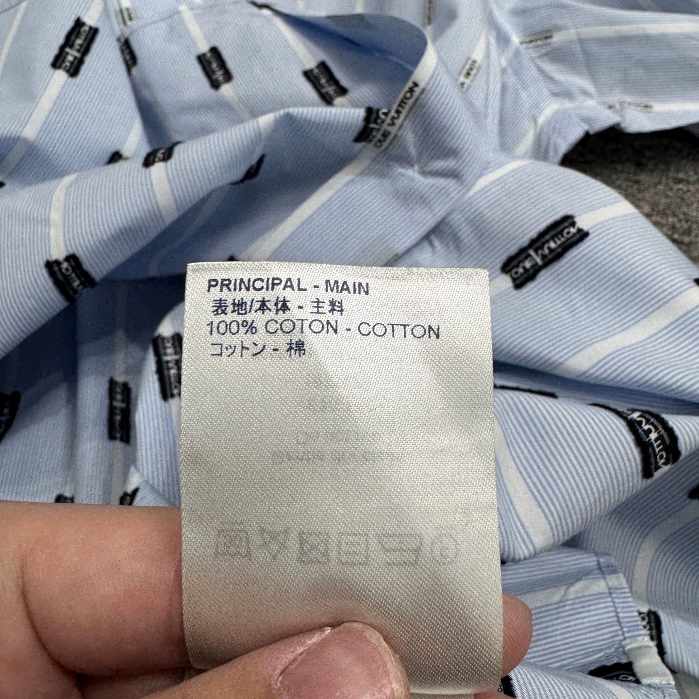 Louis Vuitton Louis Vuitton Monogram Stripe Button Up Shirt Size XL Size US XL / EU 56 / 4 - 5 Thumbnail