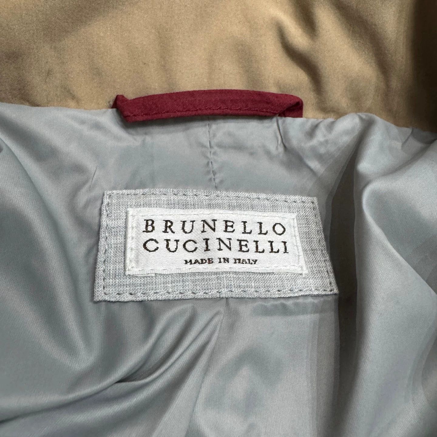 Brunello Cucinelli Brunello Cucinelli Hooded Nylon Jacket Size L Size US L / EU 52-54 / 3 - 3 Thumbnail