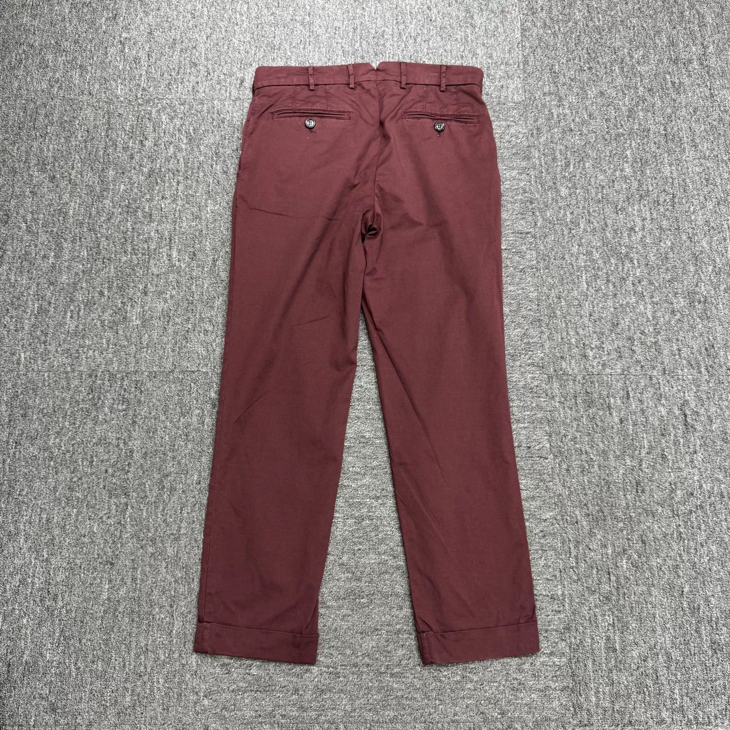 Brunello Cucinelli Brunello Cucinelli Maroon Casual Pants Size 30 Size US 30 / EU 46 - 6 Thumbnail