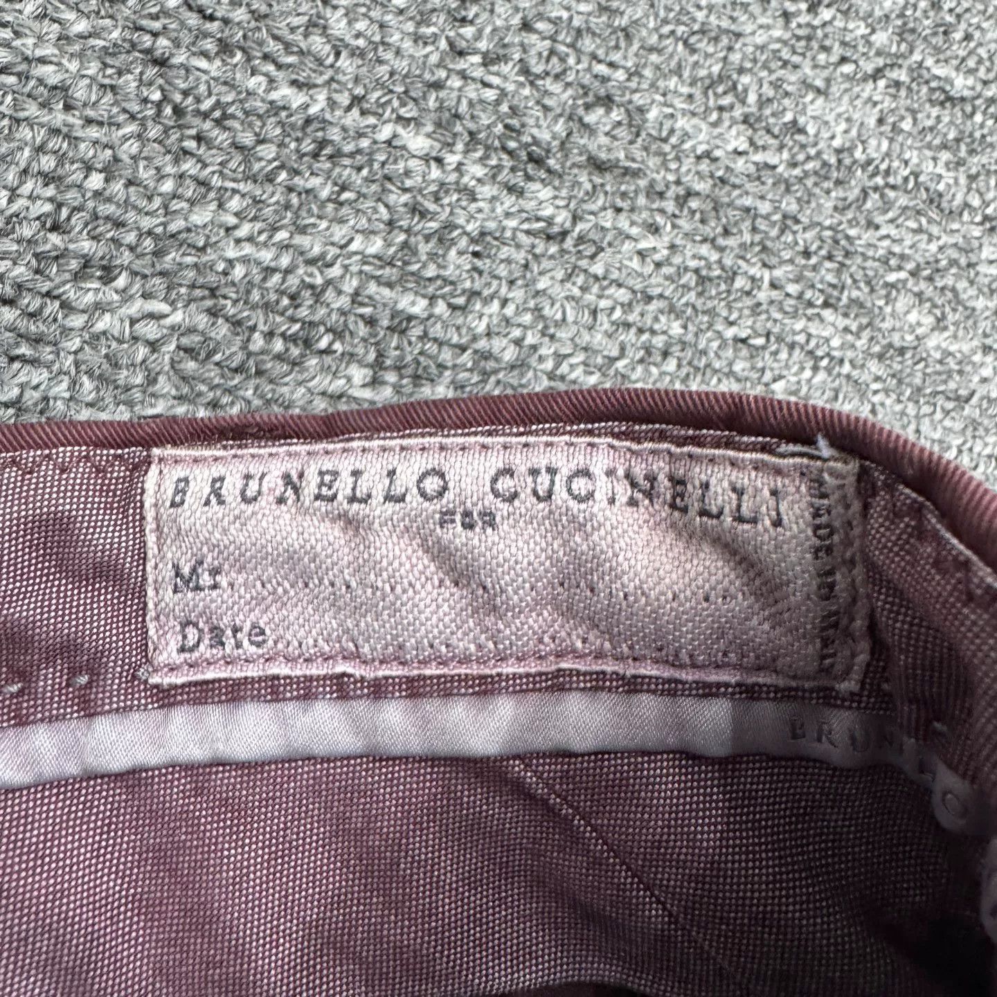 Brunello Cucinelli Brunello Cucinelli Maroon Casual Pants Size 30 Size US 30 / EU 46 - 3 Thumbnail