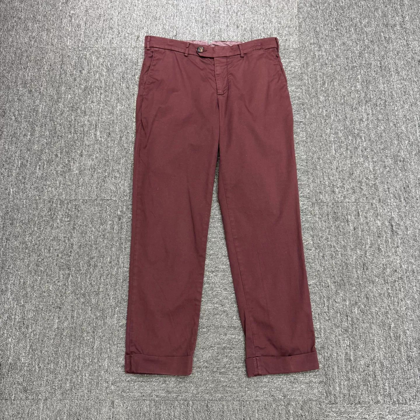 Brunello Cucinelli Brunello Cucinelli Maroon Casual Pants Size 30 Size US 30 / EU 46 - 2 Thumbnail