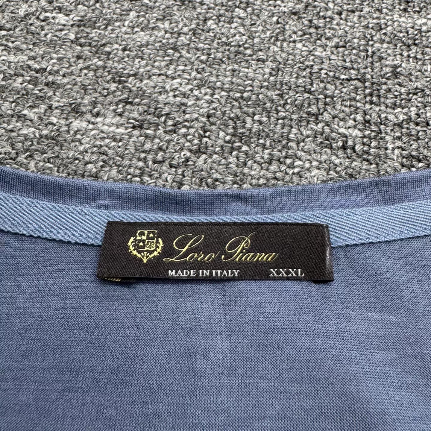 Loro Piana Loro Piana Silk Cotton Short Sleeve T-Shirt Size XXL Size US XXL / EU 58 / 5 - 3 Thumbnail