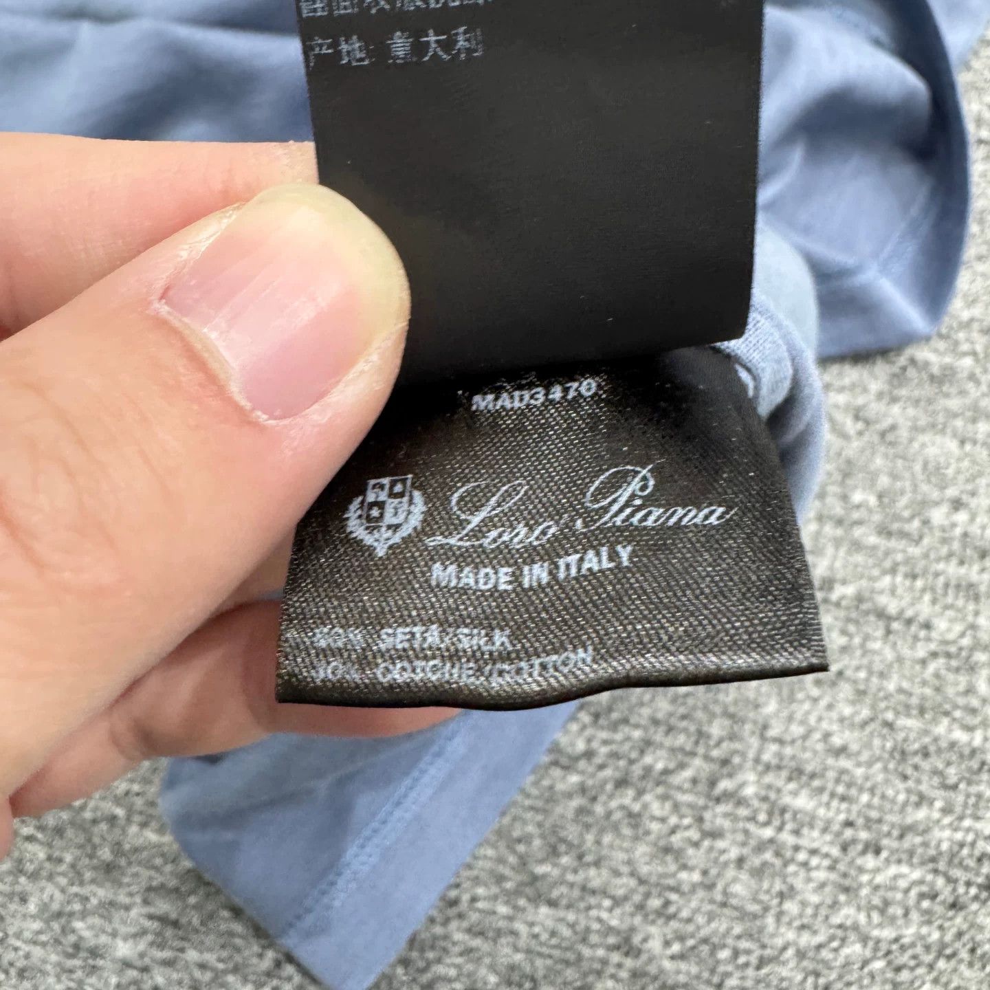 Loro Piana Loro Piana Silk Cotton Short Sleeve T-Shirt Size XXL Size US XXL / EU 58 / 5 - 5 Thumbnail