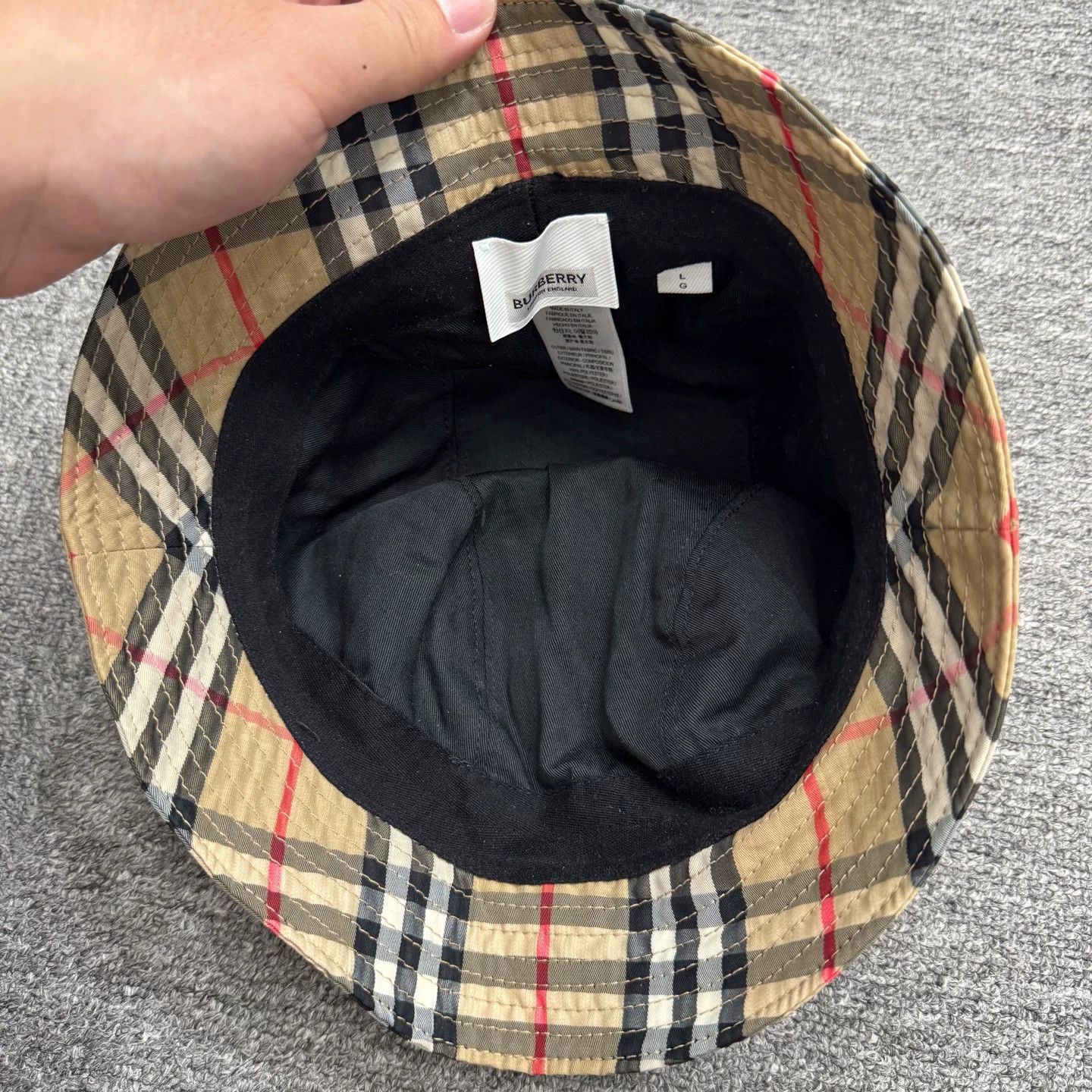 Burberry Burberry Check Bucket Hat Size L Size ONE SIZE - 4 Thumbnail