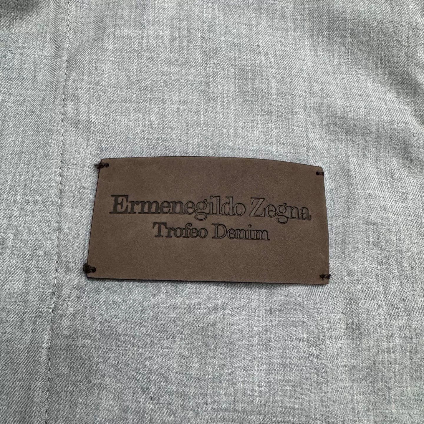 Ermenegildo Zegna Ermenegildo Zegna Trofeo Wool Denim Jacket Size 48 Size US M / EU 48-50 / 2 - 4 Thumbnail