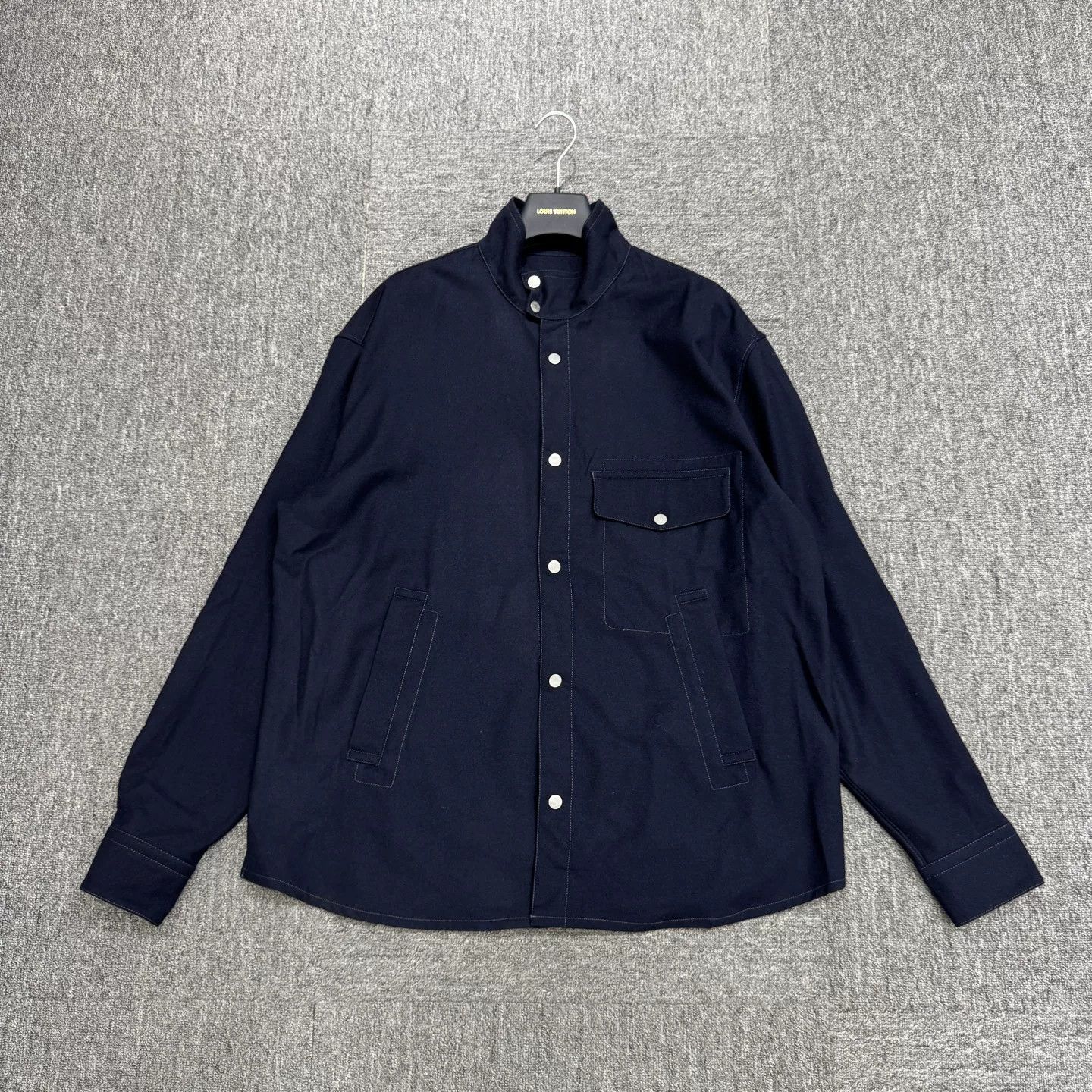 Hermes Hermes Wool Shirt Size M Size US M / EU 48-50 / 2 - 2 Thumbnail