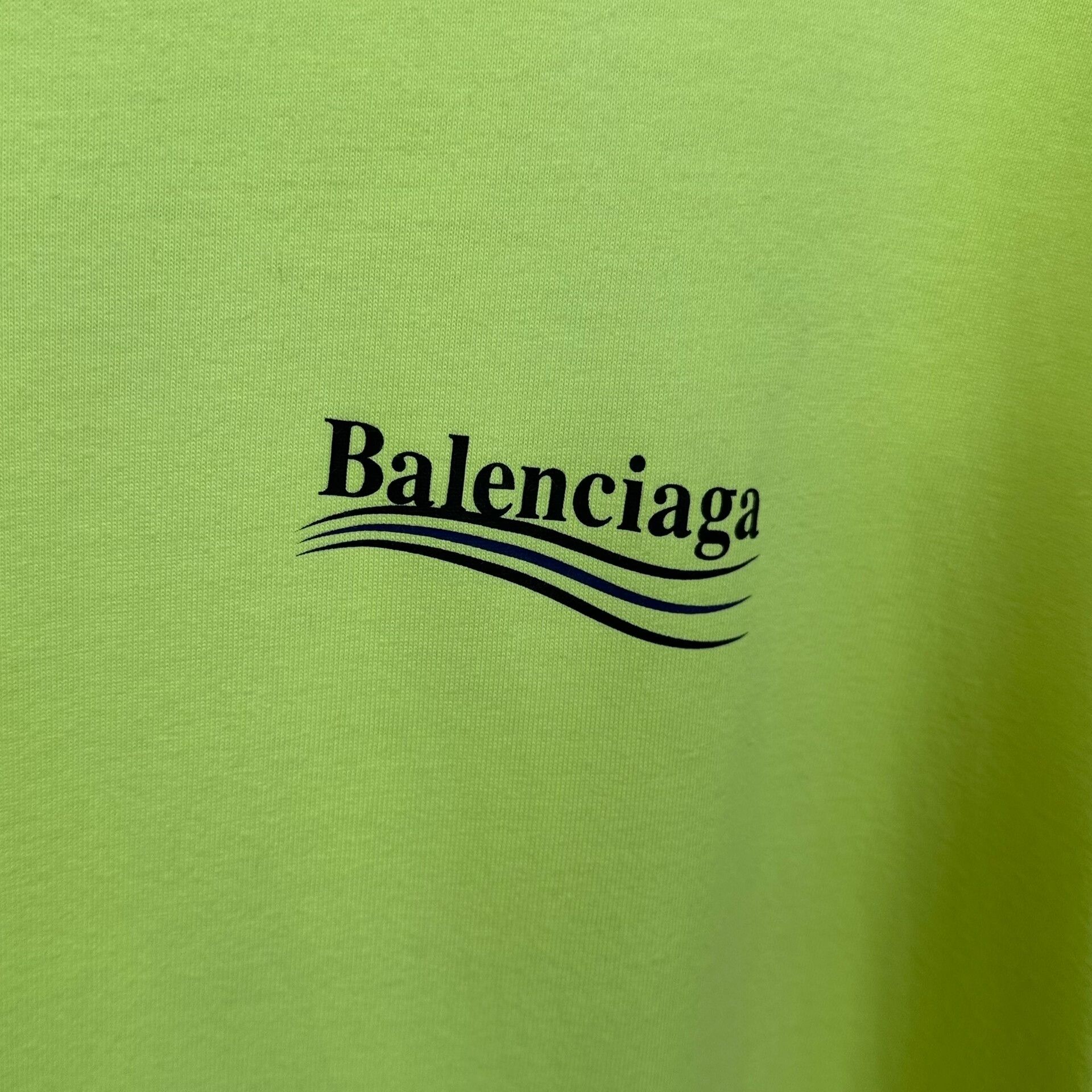 Balenciaga Balenciaga Wave Logo T-Shirt Size L Size US L / EU 52-54 / 3 - 6 Thumbnail