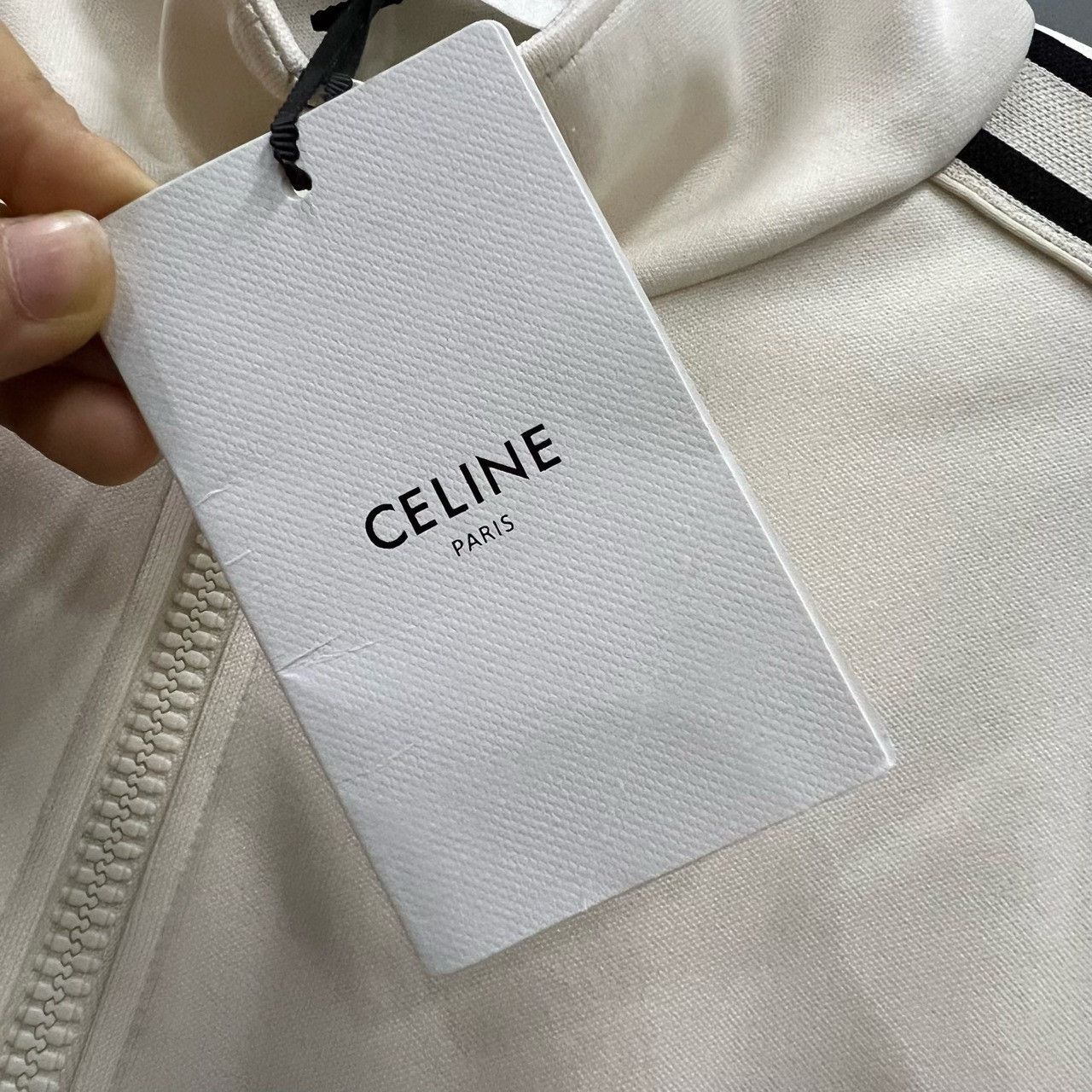 Celine Celine Striped Logo Track Jacket Size XS Size US XS / EU 42 / 0 - 5 Thumbnail