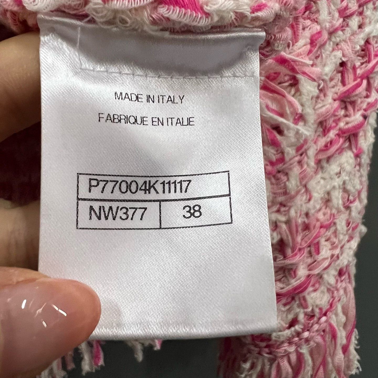 Chanel Chanel Pink Tweed Fringe Jacket Size 38 Size S / US 4 / IT 40 - 5 Thumbnail