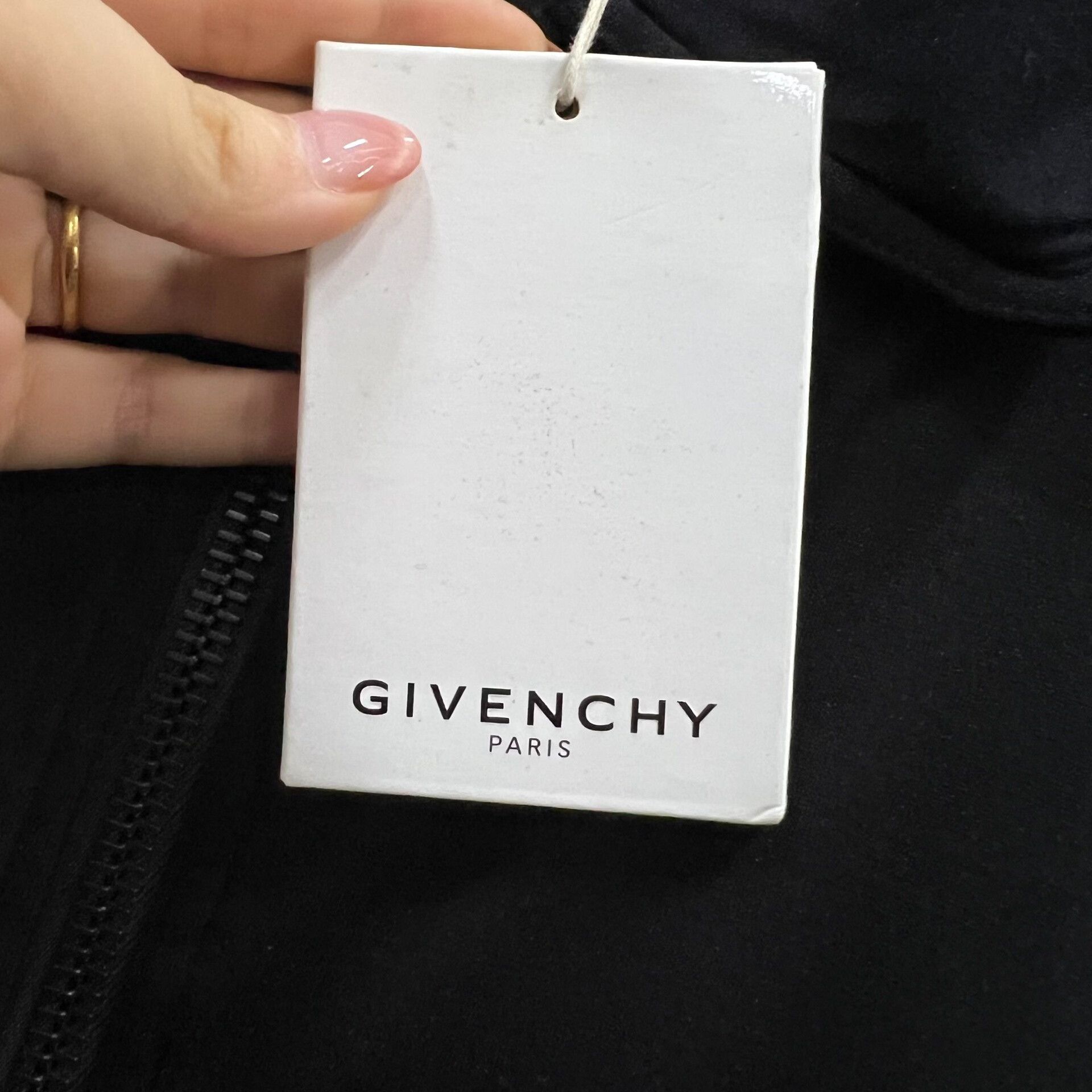Givenchy Givenchy Striped Hem Zip Jacket Size M Size US M / EU 48-50 / 2 - 5 Thumbnail