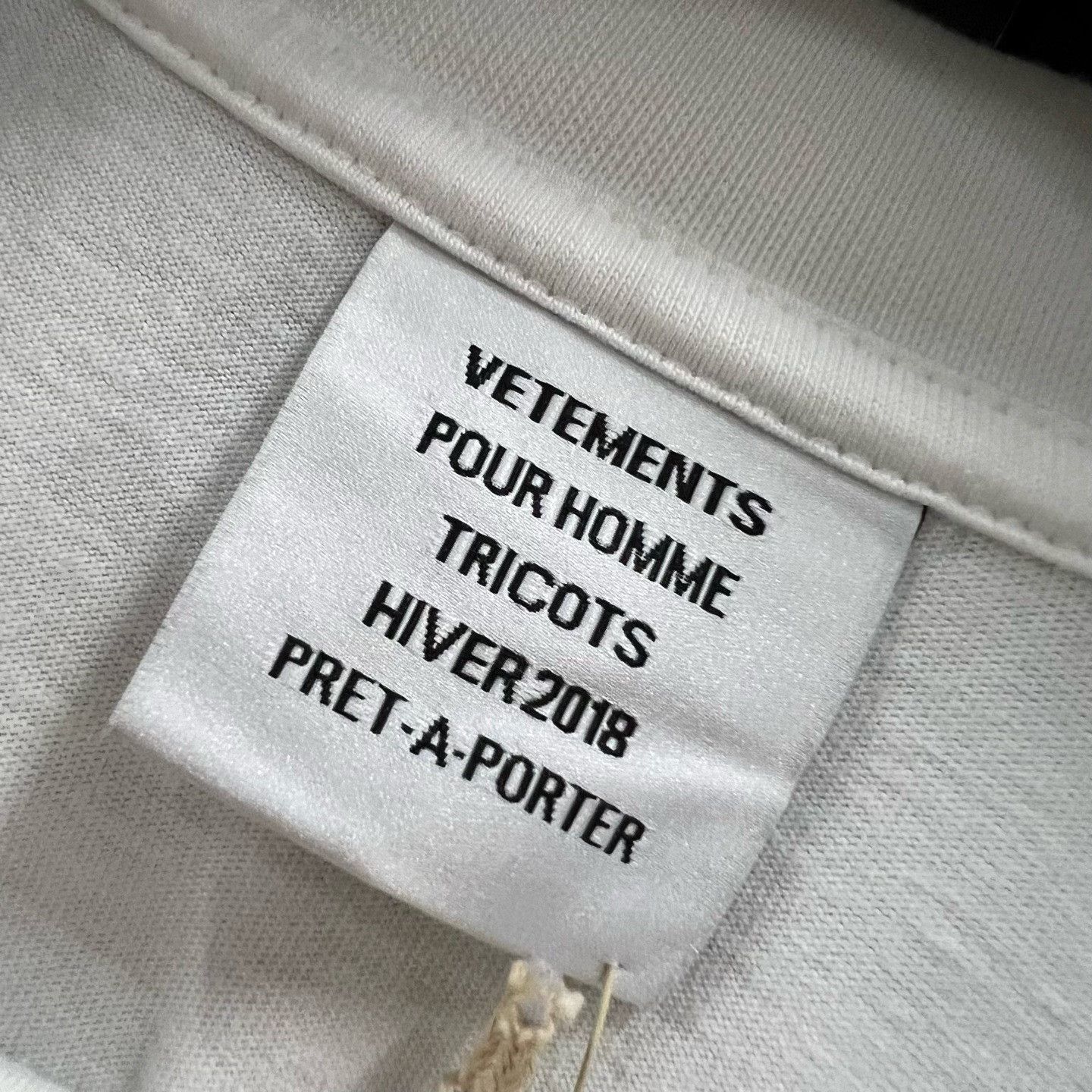 Vetements Vetements Quote Print T-Shirt Size S Size US S / EU 44-46 / 1 - 5 Thumbnail