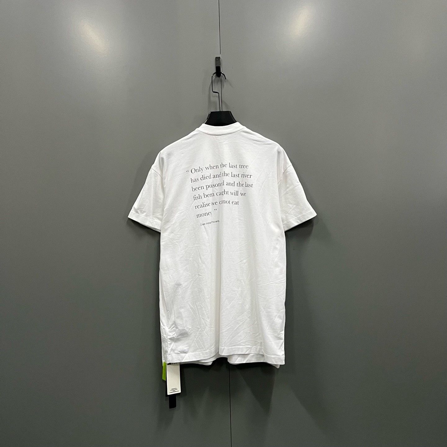 Vetements Vetements Quote Print T-Shirt Size S Size US S / EU 44-46 / 1 - 3 Thumbnail