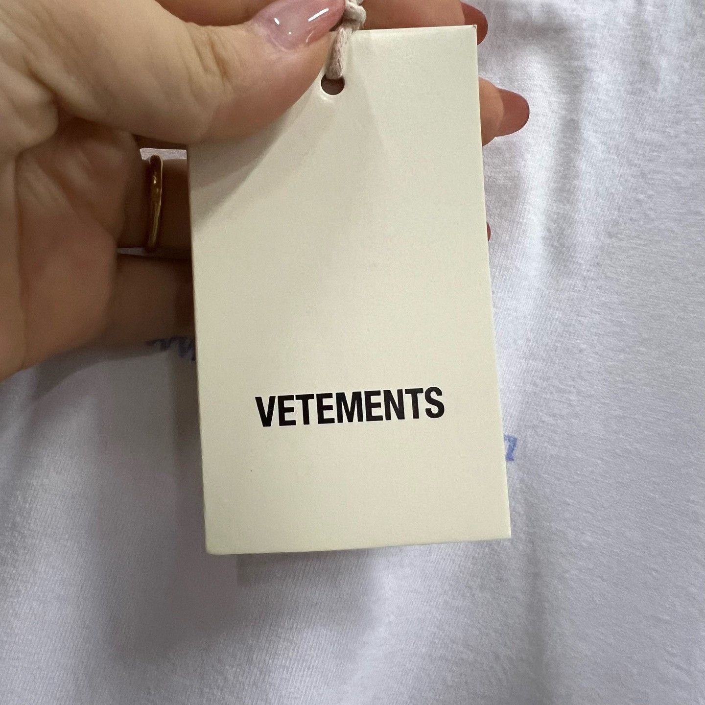 Vetements Vetements Quote Print T-Shirt Size S Size US S / EU 44-46 / 1 - 4 Thumbnail