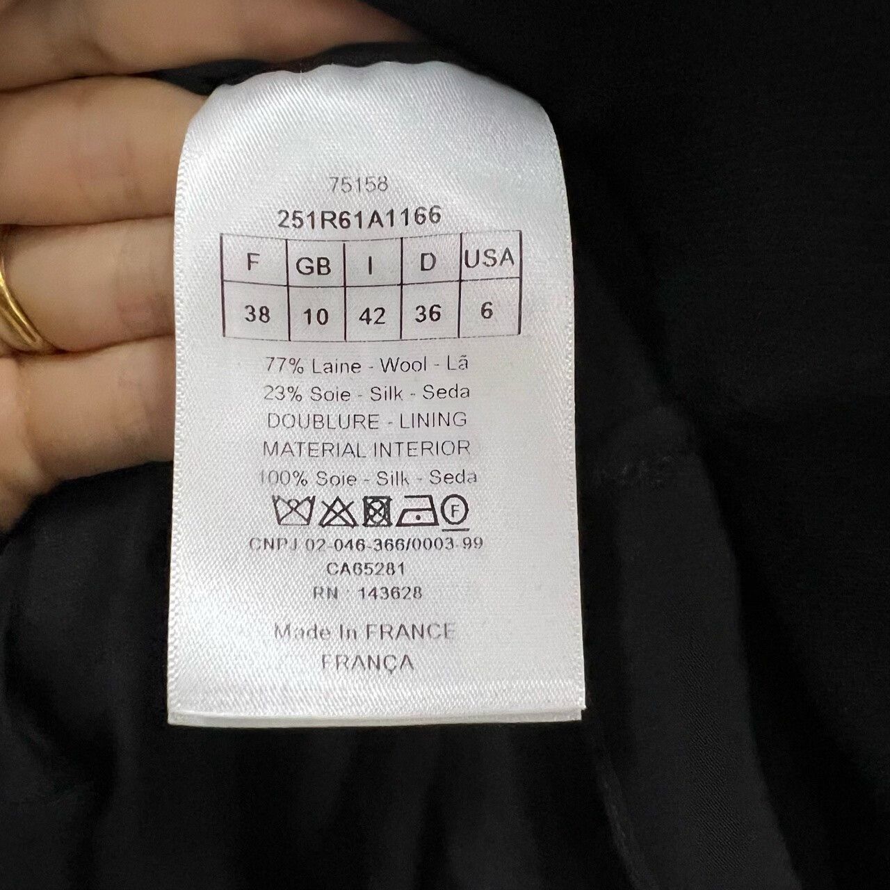 Dior Dior Wool Silk Collared Mini Dress Size 38 Size S / US 4 / IT 40 - 5 Thumbnail