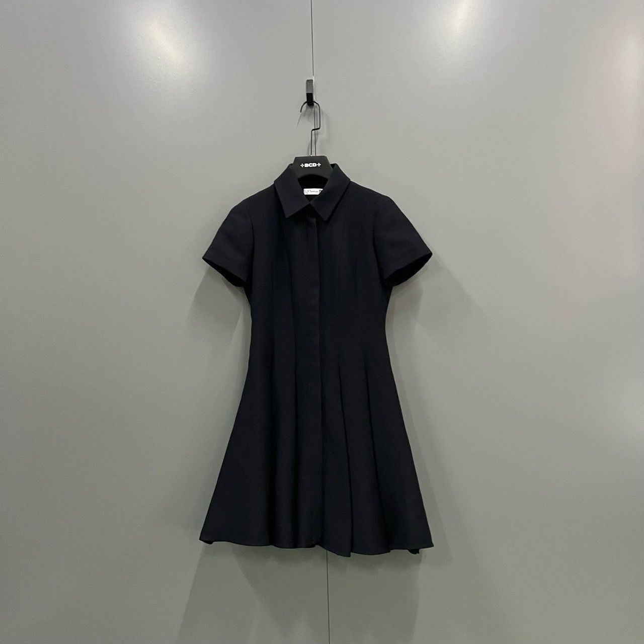 Dior Dior Wool Silk Collared Mini Dress Size 38 Size S / US 4 / IT 40 - 2 Thumbnail