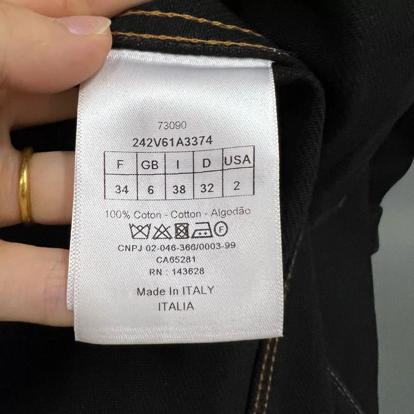 Dior Dior Contrast Stitch Denim Jacket Size FR 34 Size XS / US 0-2 / IT 36-38 - 4 Thumbnail