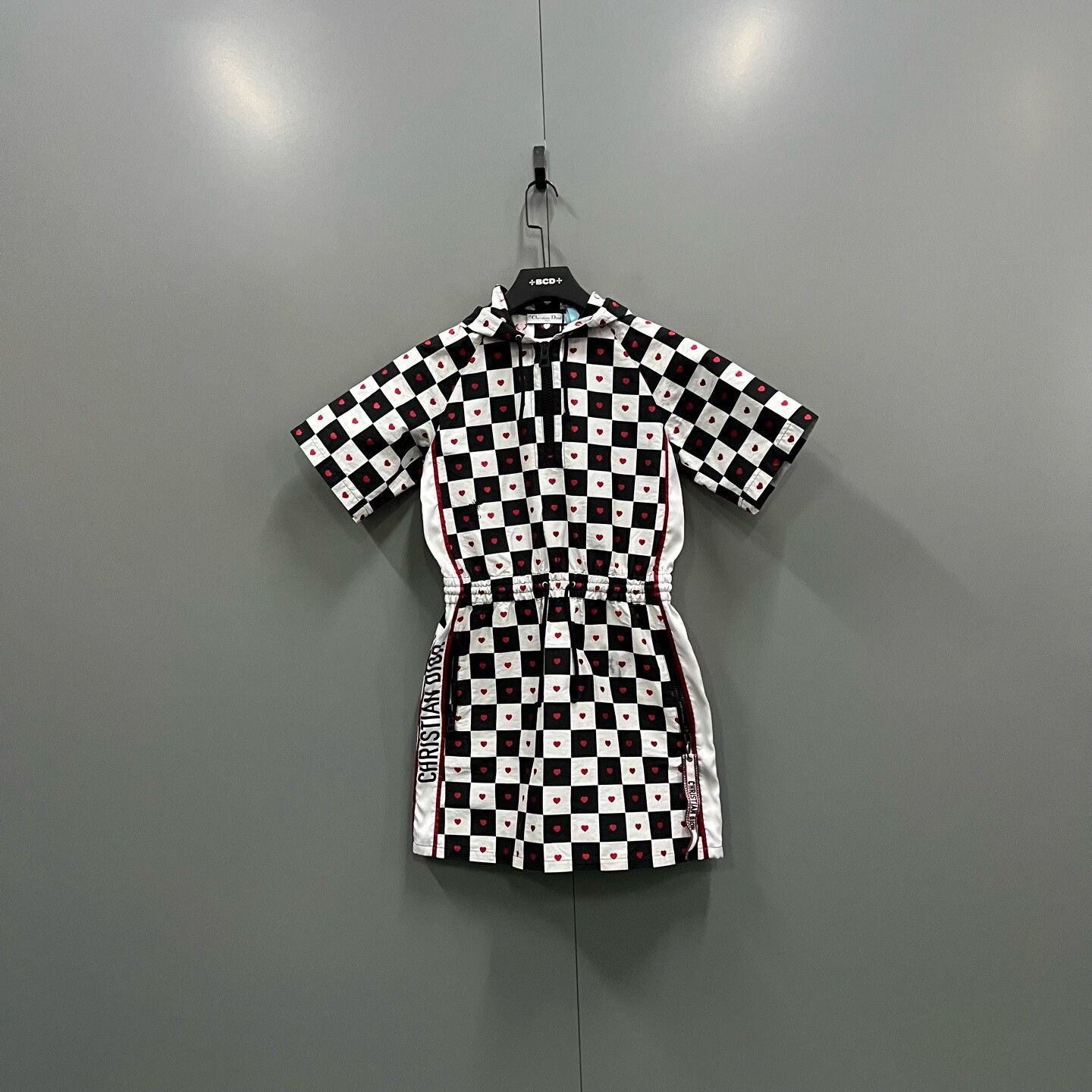 Dior Christian Dior Heart Print Mini Dress Size 34 Size XS / US 0-2 / IT 36-38 - 2 Thumbnail