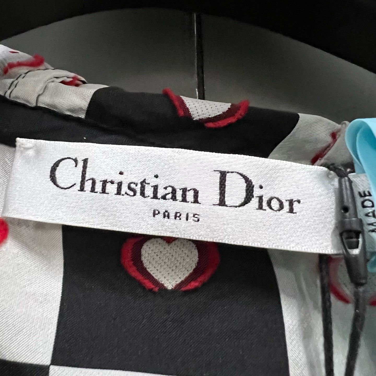Dior Christian Dior Heart Print Mini Dress Size 34 Size XS / US 0-2 / IT 36-38 - 4 Thumbnail