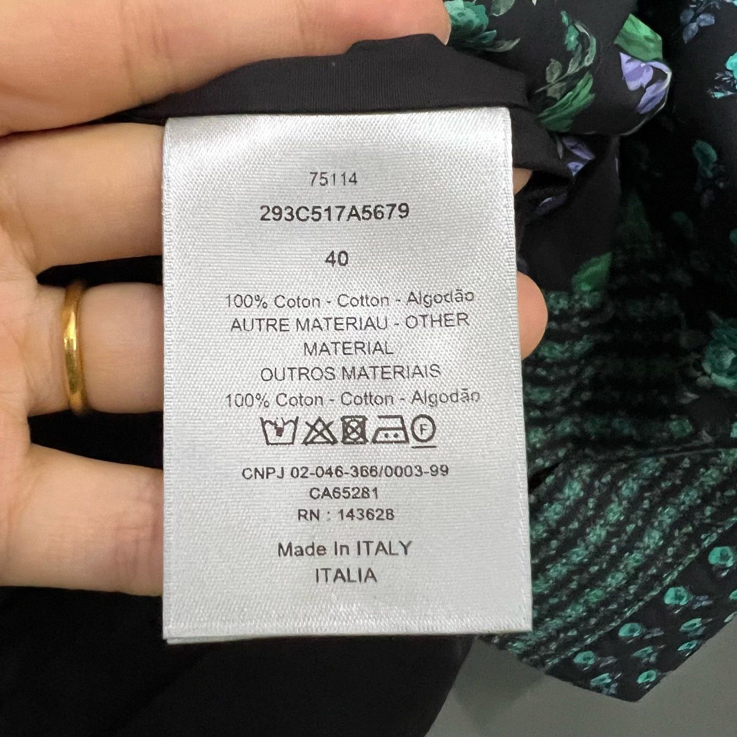 Dior Dior Floral Patchwork Short Sleeve Shirt Size M Size US M / EU 48-50 / 2 - 4 Thumbnail