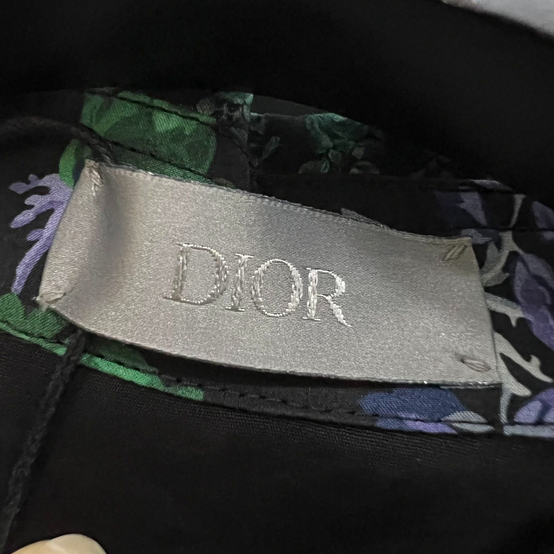 Dior Dior Floral Patchwork Short Sleeve Shirt Size M Size US M / EU 48-50 / 2 - 6 Thumbnail