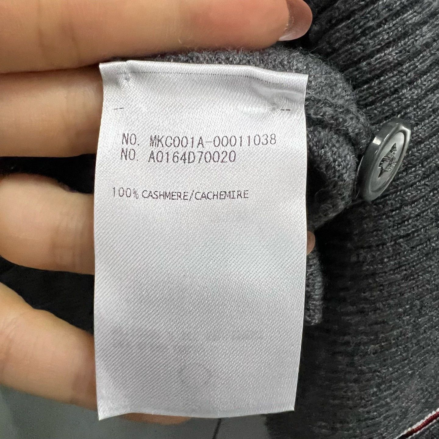 Thom Browne Thom Browne 4-Bar Cashmere Cardigan Size 1 Size US S / EU 44-46 / 1 - 4 Thumbnail