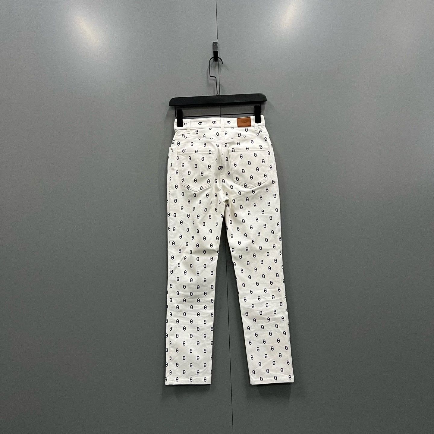 Hermes Hermès Printed Cotton Stretch Jeans Size 34 Size 25" / US 0 / IT 36 - 3 Thumbnail