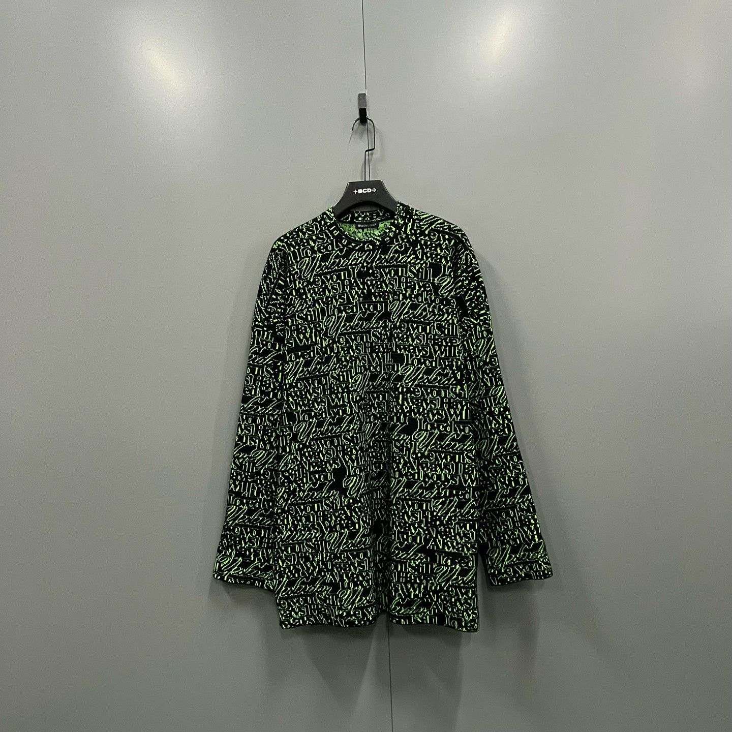 Balenciaga Balenciaga All-Over Logo Knit Sweater Size S Size US S / EU 44-46 / 1 - 2 Thumbnail