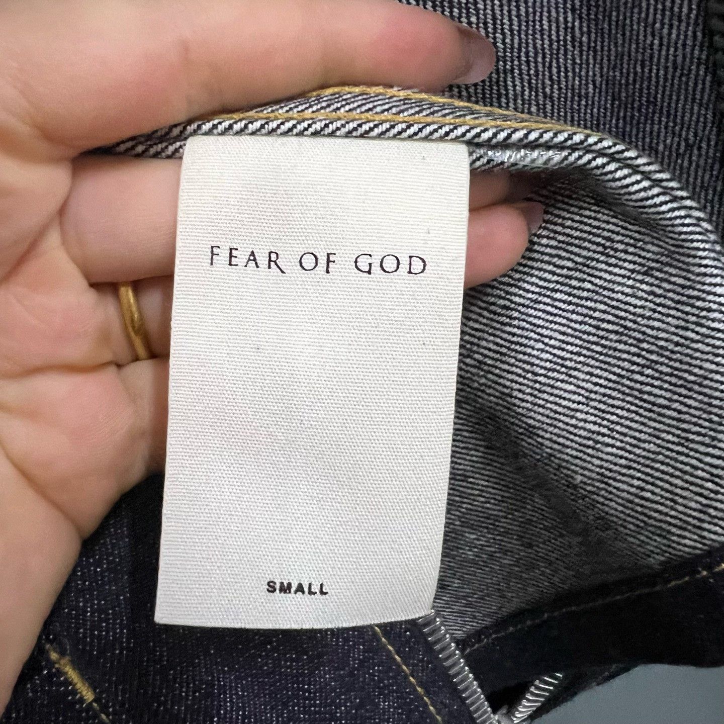 Fear of God FEAR OF GOD Fifth Collection Denim Jacket Size S Size US S / EU 44-46 / 1 - 5 Thumbnail