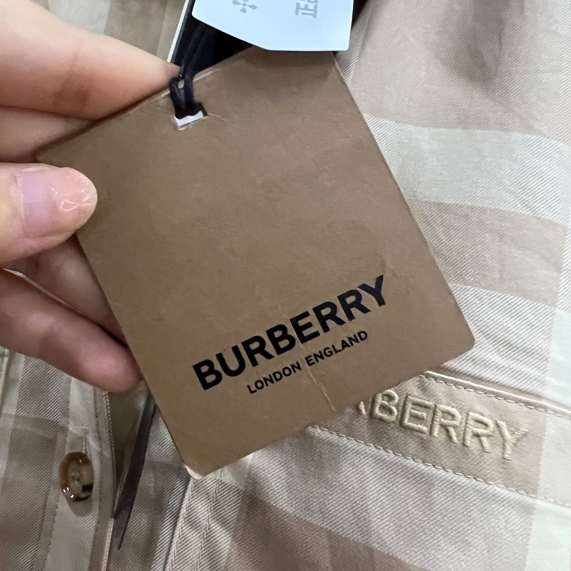 Burberry Burberry Check Cotton Shirt Size S Size US S / EU 44-46 / 1 - 6 Thumbnail