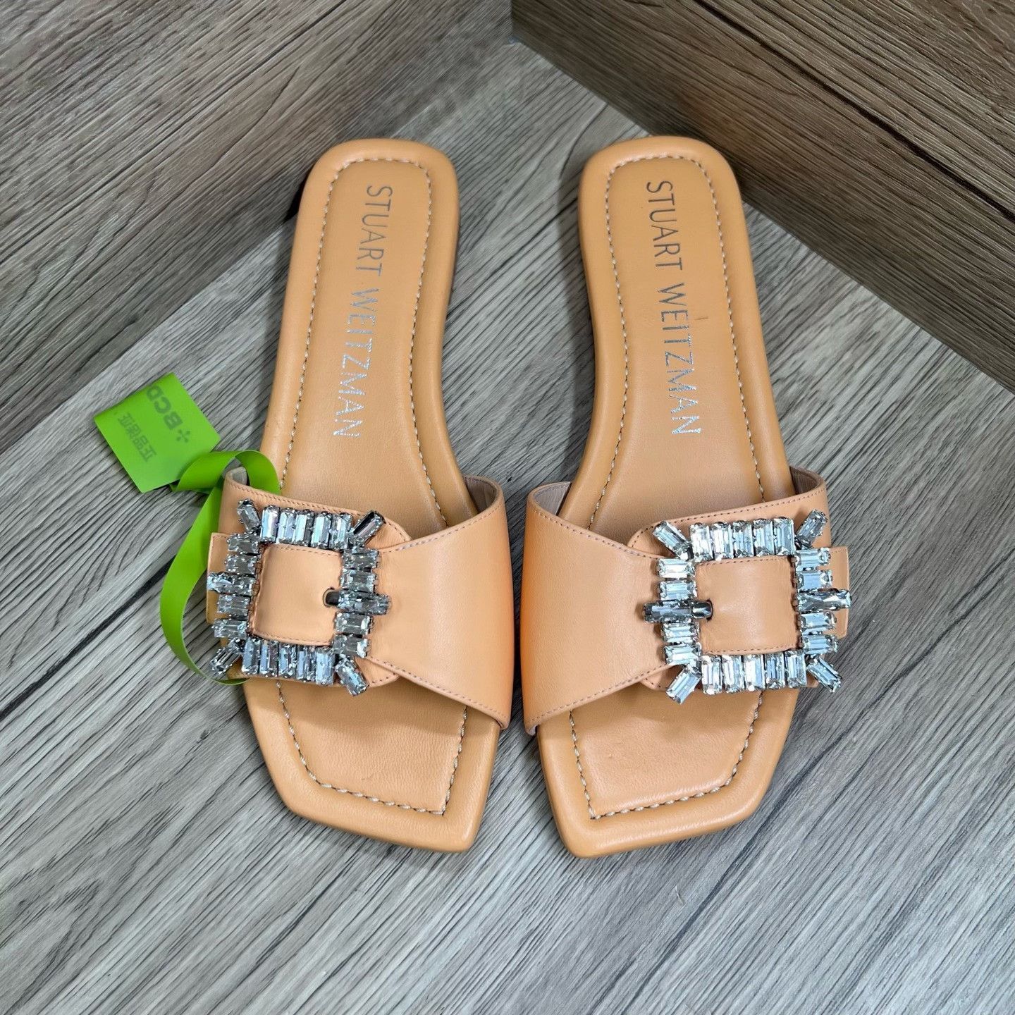 Stuart Weitzman Stuart Weitzman Crystal Buckle Slide Sandals US 6.5 Size US 6.5 / IT 36.5 - 4 Thumbnail