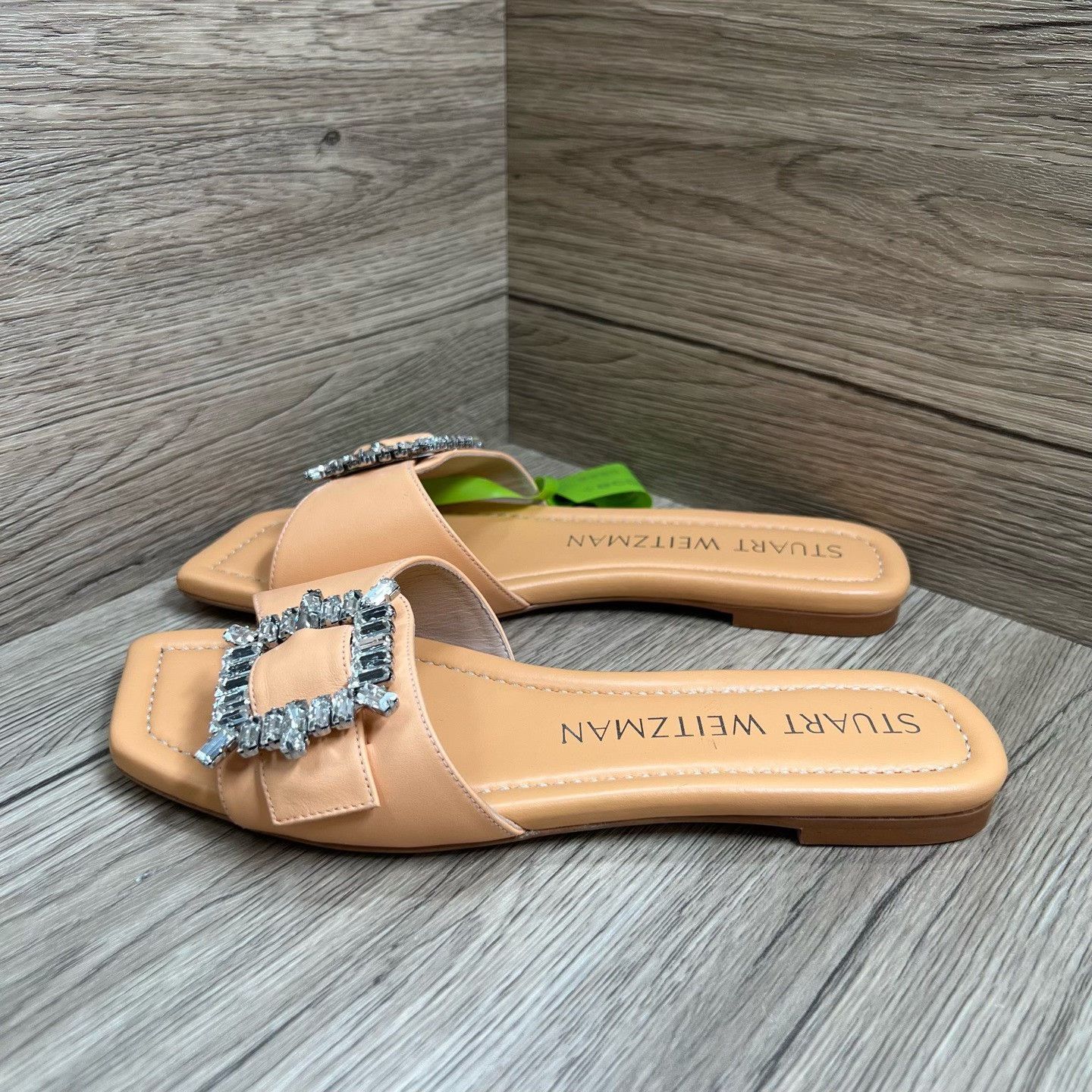 Stuart Weitzman Stuart Weitzman Crystal Buckle Slide Sandals US 6.5 Size US 6.5 / IT 36.5 - 2 Thumbnail