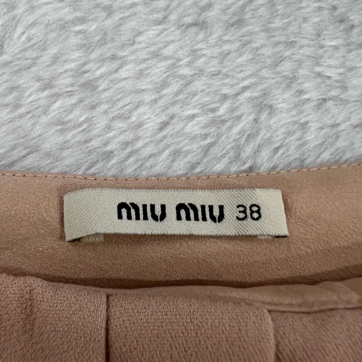Miu Miu Miu Miu Pink Button Front Mini Skirt Size 38 Size 26" / US 2 / IT 38 - 4 Thumbnail