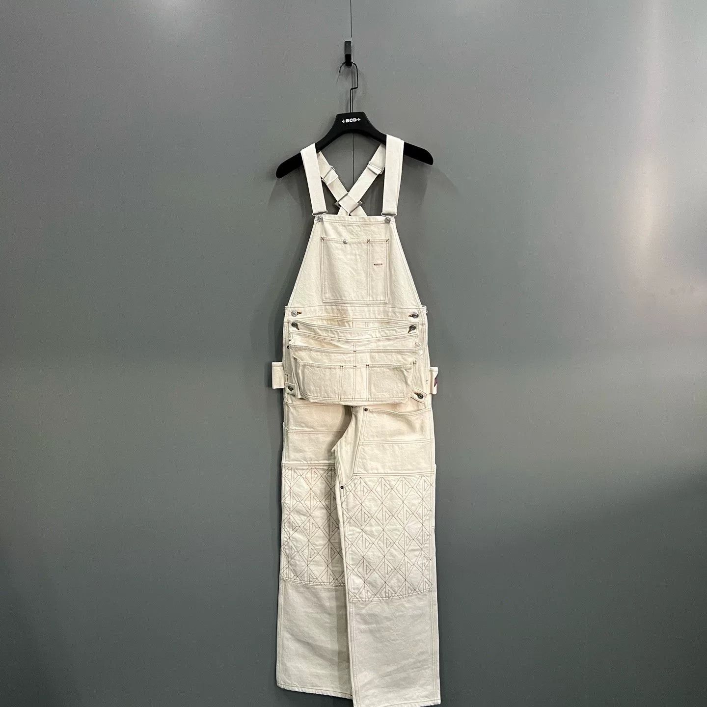 Dior Dior x Denim Tears Quilted Denim Overalls Size 32 Size US 32 / EU 48 - 4 Thumbnail