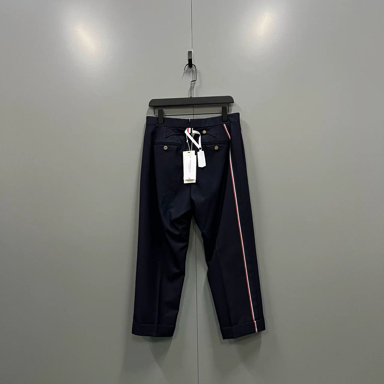 Thom Browne Thom Browne Striped Trim Trousers Size 2 Size US 30 / EU 46 - 3 Thumbnail