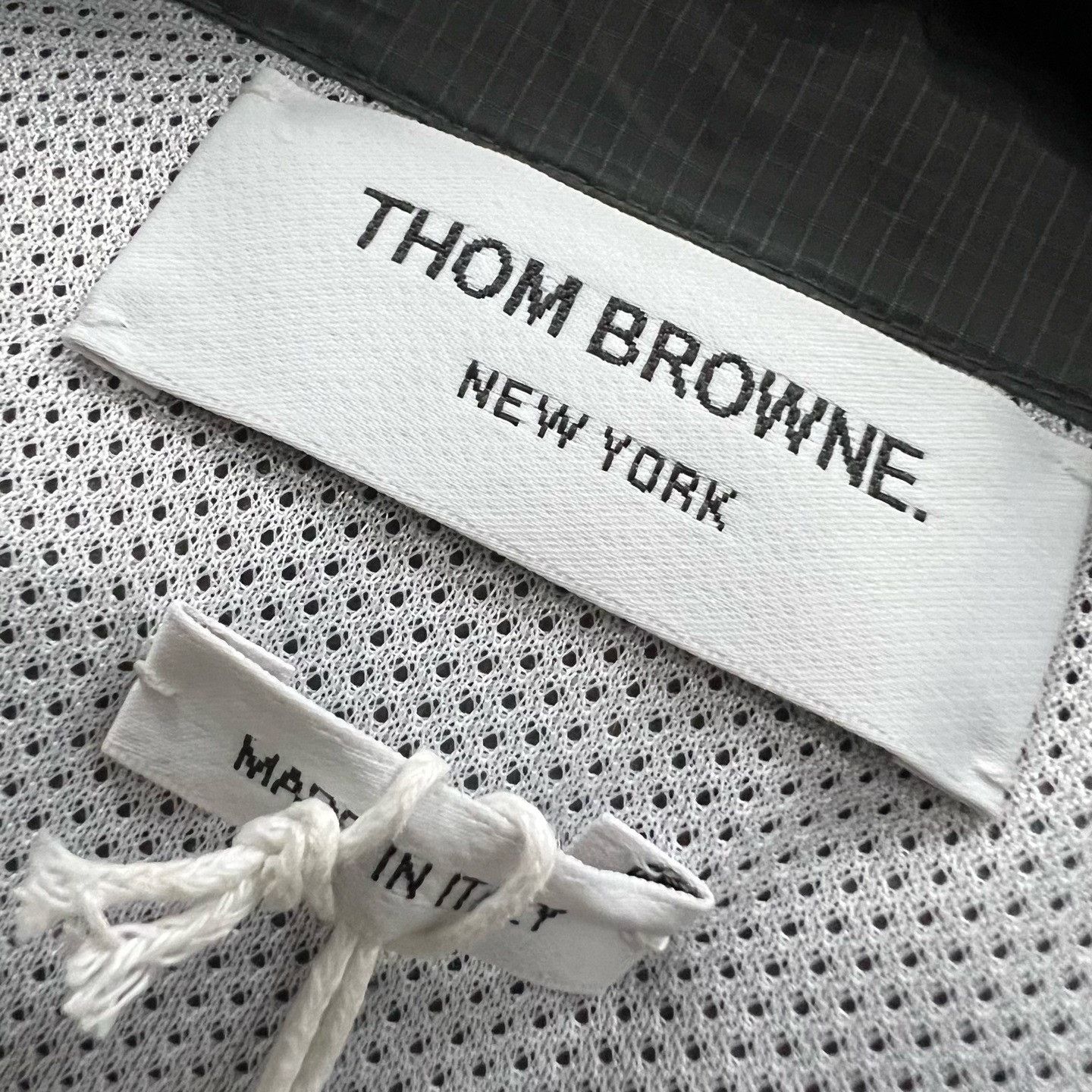 Thom Browne Thom Browne Nylon Half-Zip Hooded Jacket Size 2 Size US M / EU 48-50 / 2 - 4 Thumbnail