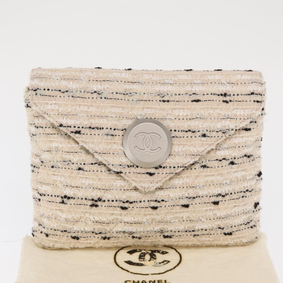 Chanel Chanel Vintage Envelope Chain Clutch Tweed Size ONE SIZE - 14 Thumbnail