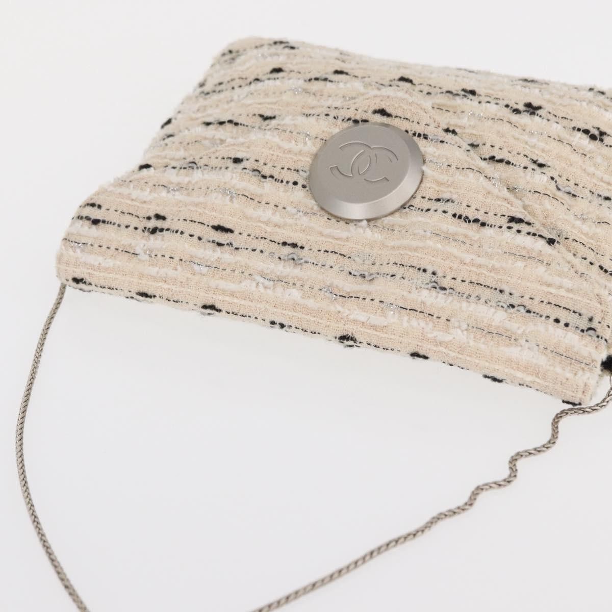 Chanel Chanel Vintage Envelope Chain Clutch Tweed Size ONE SIZE - 17 Thumbnail