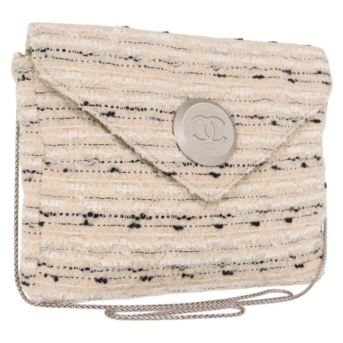 Chanel Chanel Vintage Envelope Chain Clutch Tweed Size ONE SIZE - 20 Thumbnail