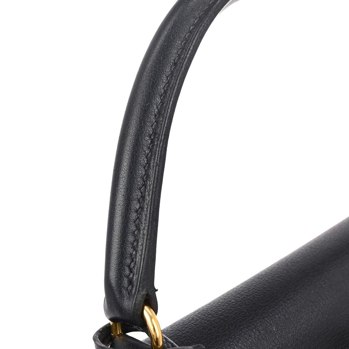 Hermes Hermes Kelly Blue Courchevel with Gold Hardware Size ONE SIZE - 5 Thumbnail