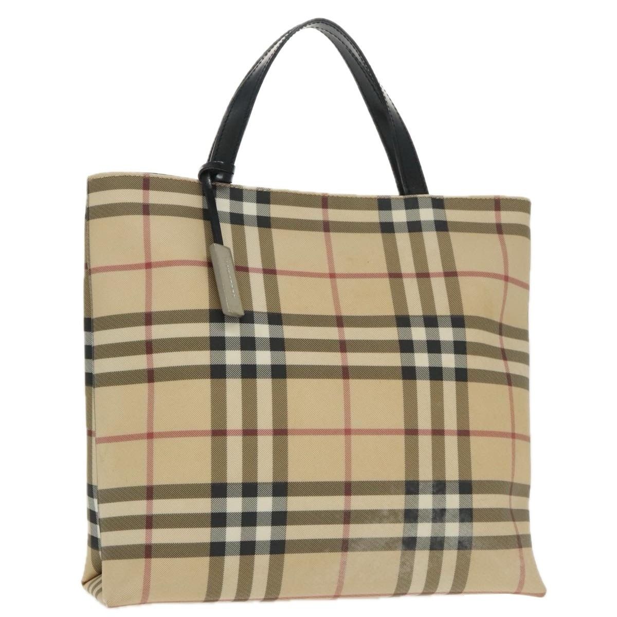 Burberry Burberry Nova Check Tote Canvas and Leather Size ONE SIZE - 20 Thumbnail
