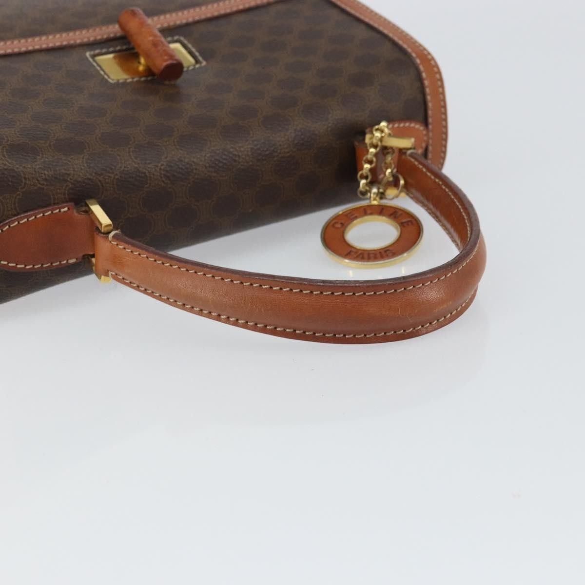 Celine Celine Vintage Convertible Top Handle Macadam Coated Canvas Size ONE SIZE - 8 Thumbnail