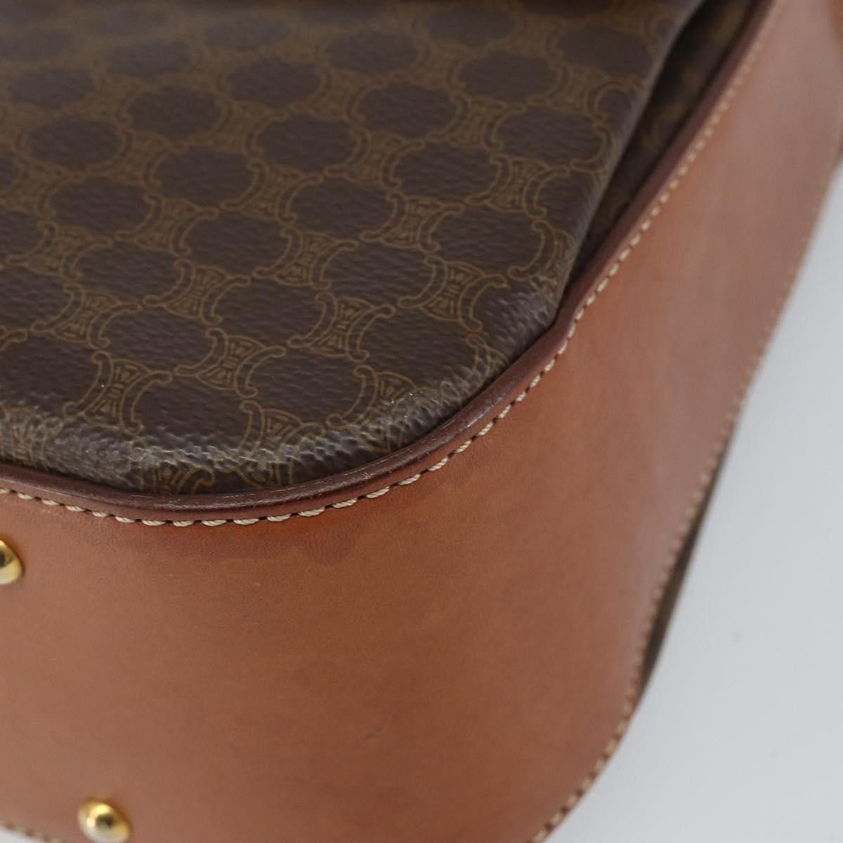 Celine Celine Vintage Convertible Top Handle Macadam Coated Canvas Size ONE SIZE - 9 Thumbnail