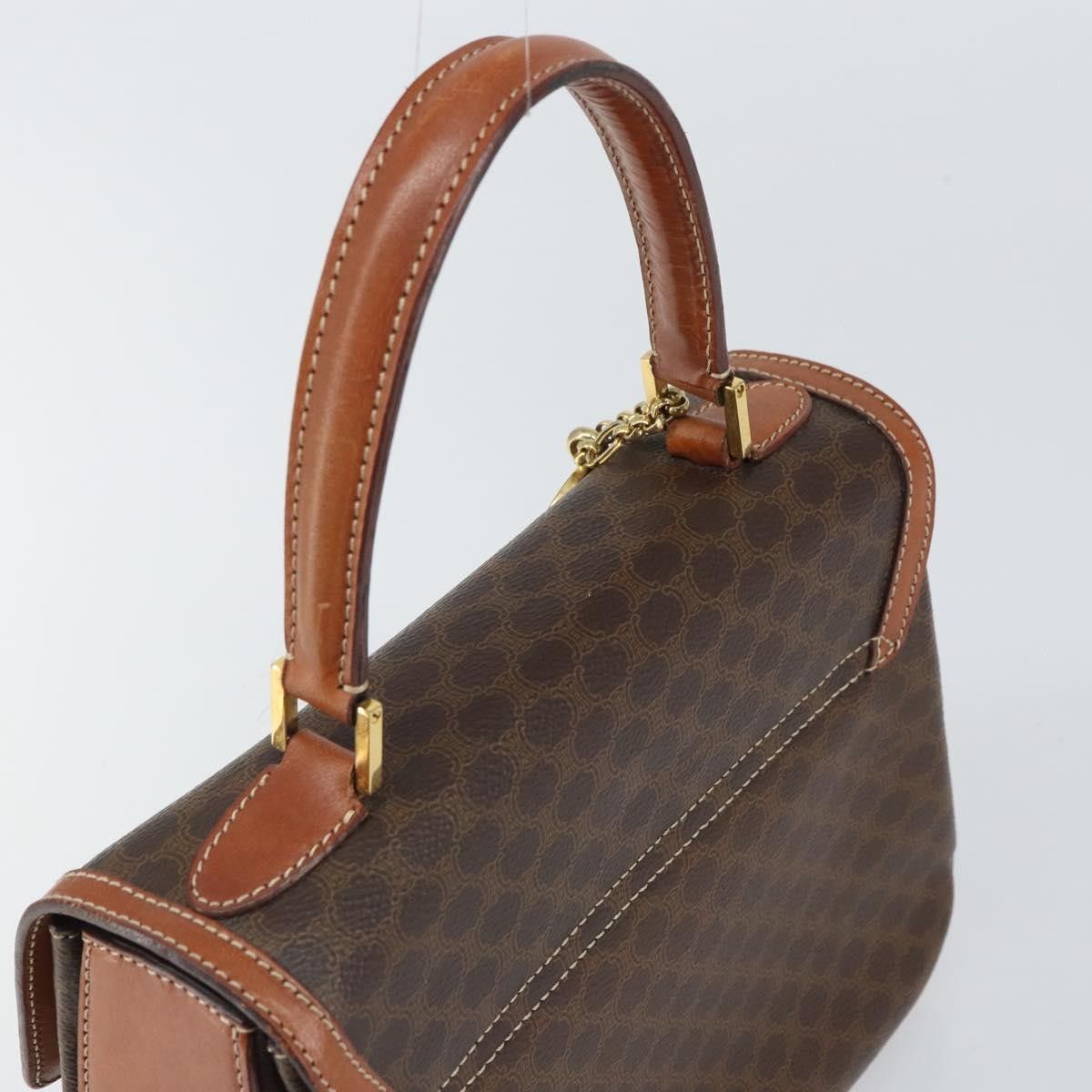 Celine Celine Vintage Convertible Top Handle Macadam Coated Canvas Size ONE SIZE - 15 Thumbnail