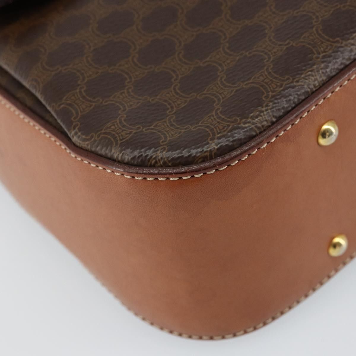 Celine Celine Vintage Convertible Top Handle Macadam Coated Canvas Size ONE SIZE - 12 Thumbnail