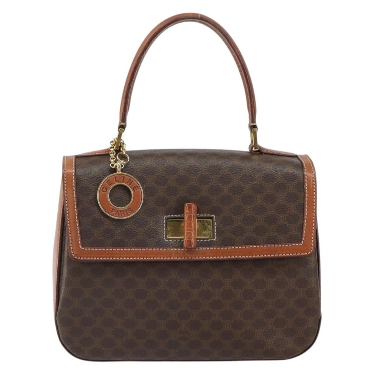 Celine Celine Vintage Convertible Top Handle Macadam Coated Canvas Size ONE SIZE - 18 Thumbnail